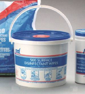 除菌ペーパー ワイペックス（ラージタイプ・バケツ容器）（500枚入り）